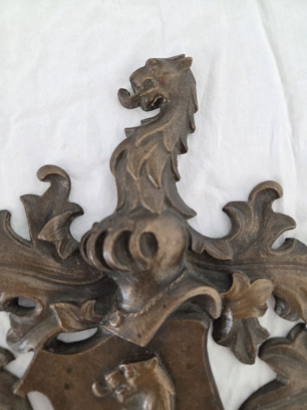 Sculture & Statue: Wappenschild Bronze  – Usato da Dietikon venduto da Allegra34 5