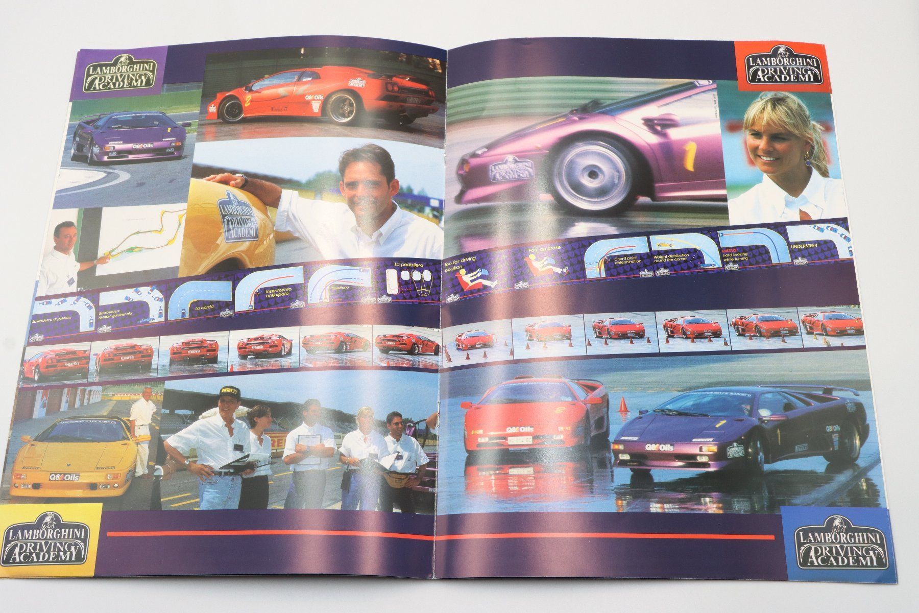 Lamborghini Dokumente: Lamborghini Driving Academy 1997 Prospekt – Gebraucht aus Bühl b.Aarberg von Collectorpassions 3