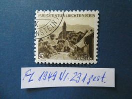 FL 1949 Nr. 231 gestempelt