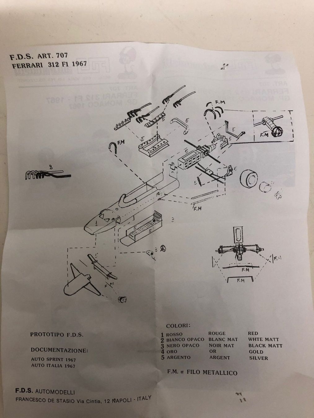 Ferrari Modellini d'auto: FDS-Kit Ferrari 1/43 – Nuovo (secondo la descrizione) da Muttenz venduto da Gucci2005 3