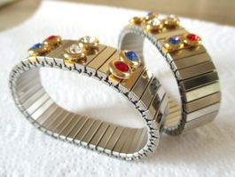 Hochwertiger Strass Modeschmuck Armband Ärmelhalter