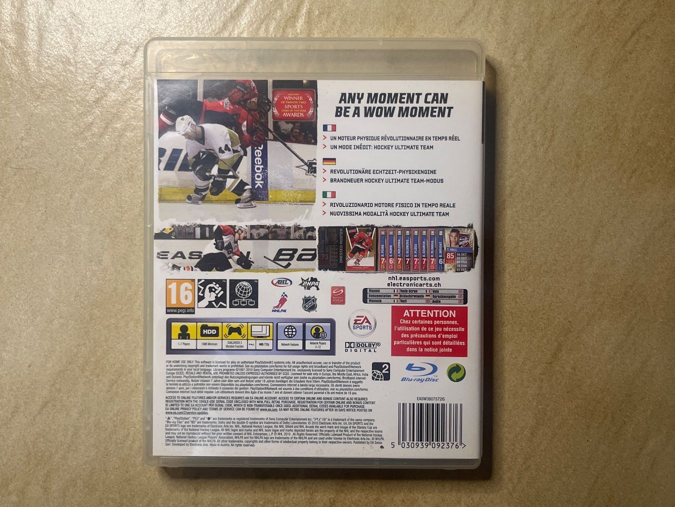 Sony Giochi: Jeu vidéo NHL 11 pour PS3 – Usato da Vernayaz venduto da Darkfrost 1