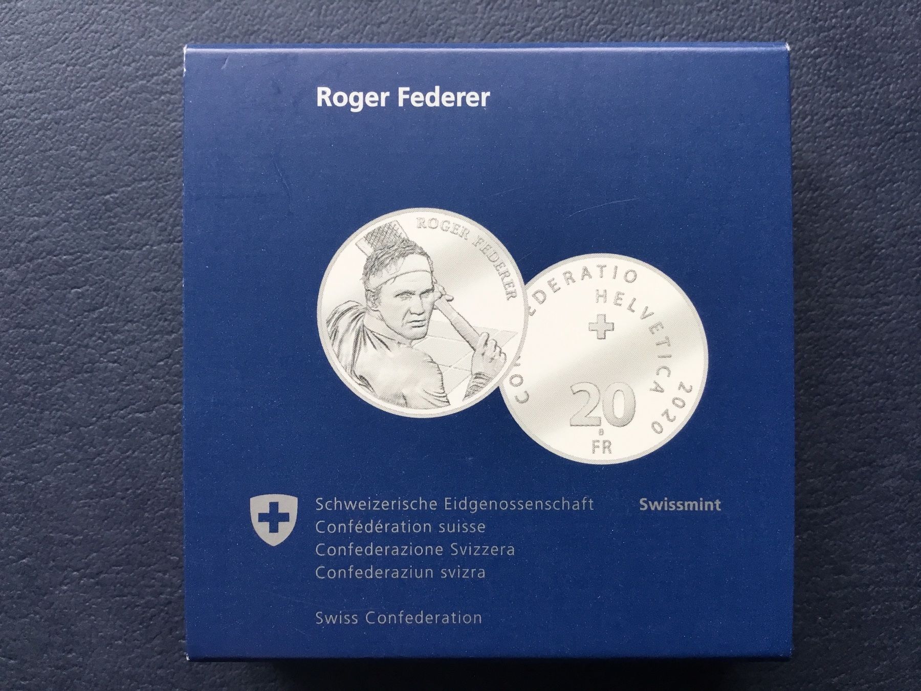 Tutti le monete: 20 Franken Silbermünze R.Federer 2020 PP – Nuovo e nell'imballaggio originale da St. Margrethen SG venduto da alfapeugeot10 7