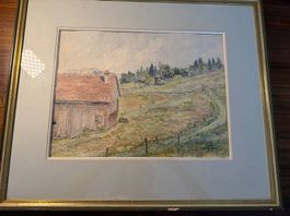 Aquarellgemälde von R.Spitz 1978