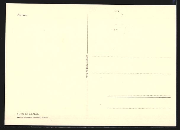 Cartoline postali: AK Sursee, Strassenpartie mit Kirche – Usato da Berlin venduto da bartko-reher 1