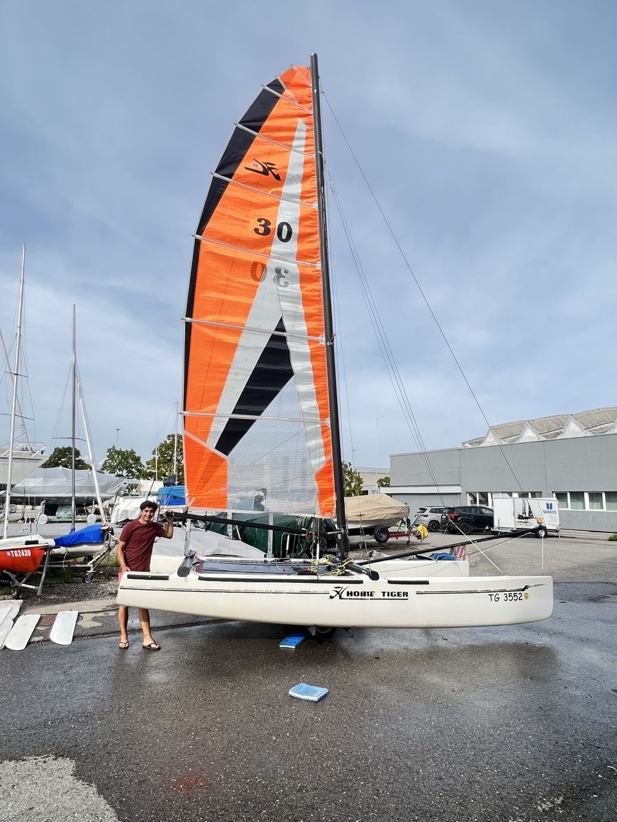 Hobie Cat Barche: Hobbie Tiger 18 Katamaran Segelboot – Usato da Sennhof venduto da Toxx_04