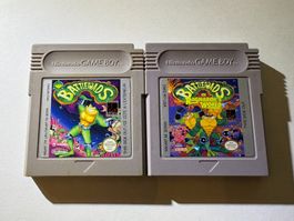 2 x Battletoads - Nintendo Game Boy - FAH/USA Module