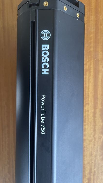 BOSCH POWERTUBE 750 36V 20Ah Li-Ion Batterie - Schwarz (EB1210000W) EUR 499,93 - PicClick DE