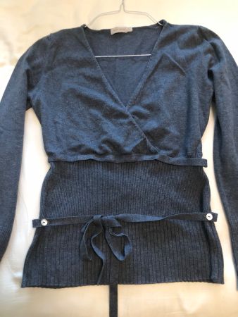 Bluse mit Wickelgürtel M / L