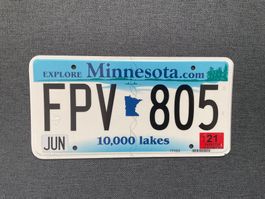 🇺🇸🇺🇸 USA Nummernschild # Minnesota # 🇺🇸🇺🇸
