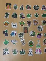 Aufkleber, WEED, Sticker 50 Stück