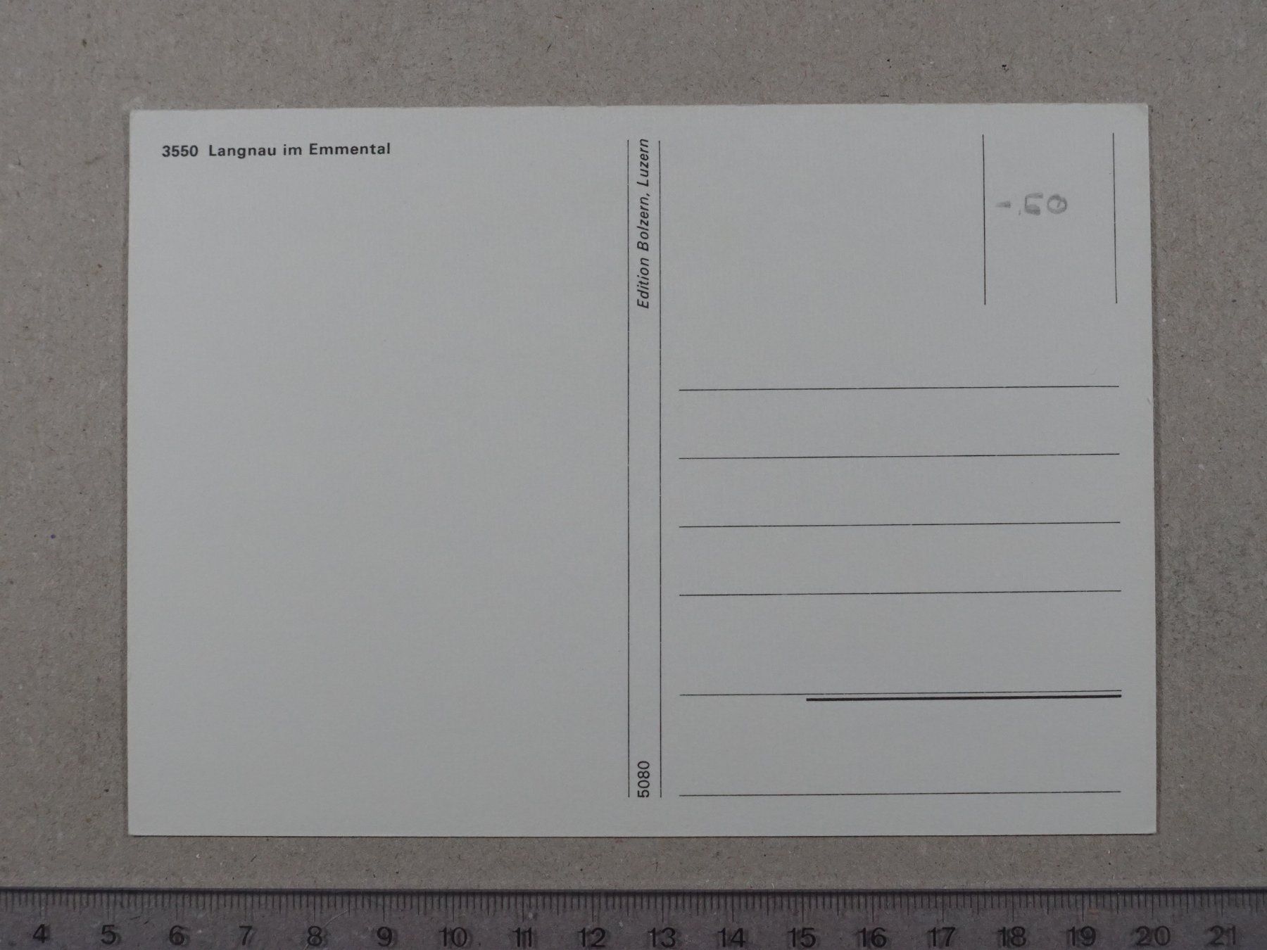 Cartoline postali: Langnau im Emmental – Usato da Lenzburg venduto da fh1 1