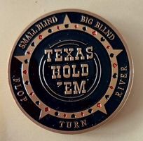 MÜNZE TEXAS HOLD 'EM Pokercard Guard Coin Poker Flop Blind
