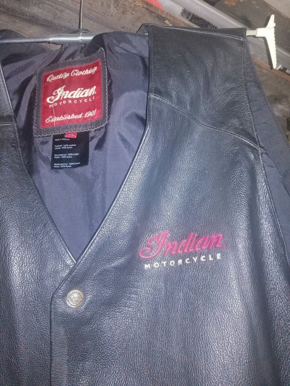 Indian Motorcycle Alle Motorradersatzteile: Indian  Gilet Cuir   4XL – Gebraucht aus Cheyres von Capitain 4
