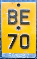 Altes Mofa-Schild BE 70 - (561437)