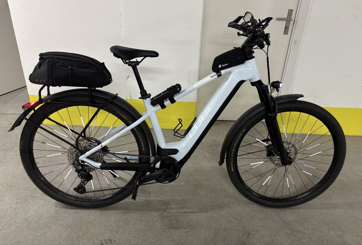 Cube Biciclette: Cube Reaction Hybrid Pro 750 Allroad flashwhite n black – Nuovo (secondo la descrizione) da Derendingen venduto da ced_z688 1