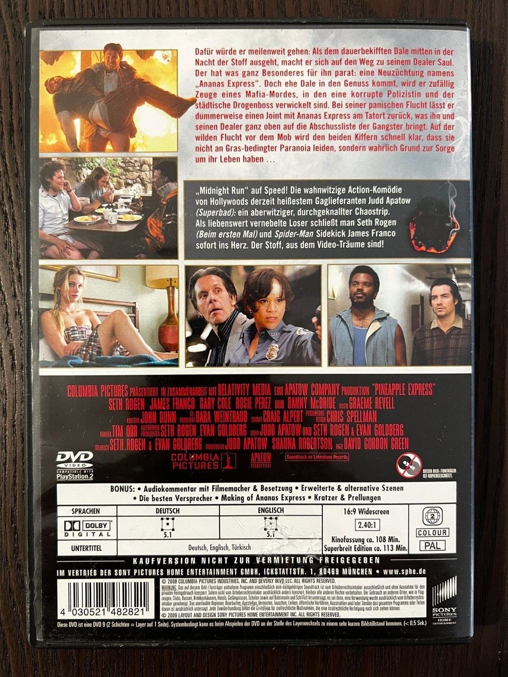 Tutti i DVDs: Ananas Express – Usato da Zürich venduto da FilmFreunde 1
