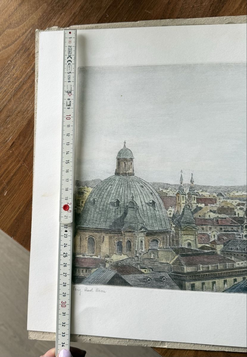 Dipinti: Original Radierung Wien – Usato da Cham venduto da ReUse_and_ReCycle 3