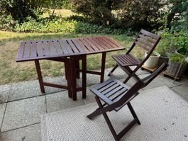 Gartentisch klappbar inkl. Stühle