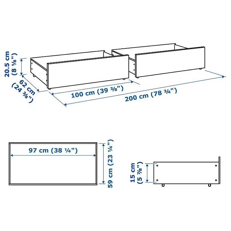Letti: Bettkasten Ikea MALM – Usato da Sursee venduto da maivy 3
