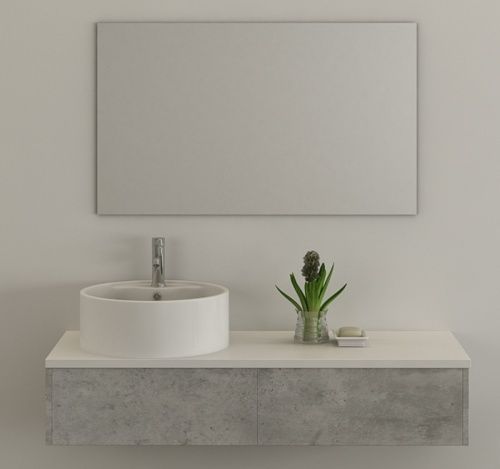 Mobili per bagno: Badset BIEL Lavabo Badmöbel Betonoptik – Nuovo e nell'imballaggio originale da Herbertingen venduto da jet-line-e-trade 1