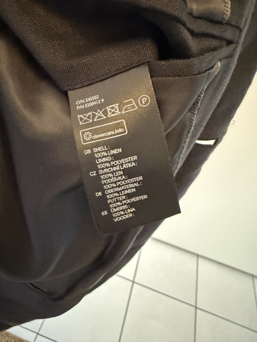 H&M Completi: Leinenanzug H&M Schwarz – Nuovo (secondo la descrizione) da Zürich venduto da devbetri 2