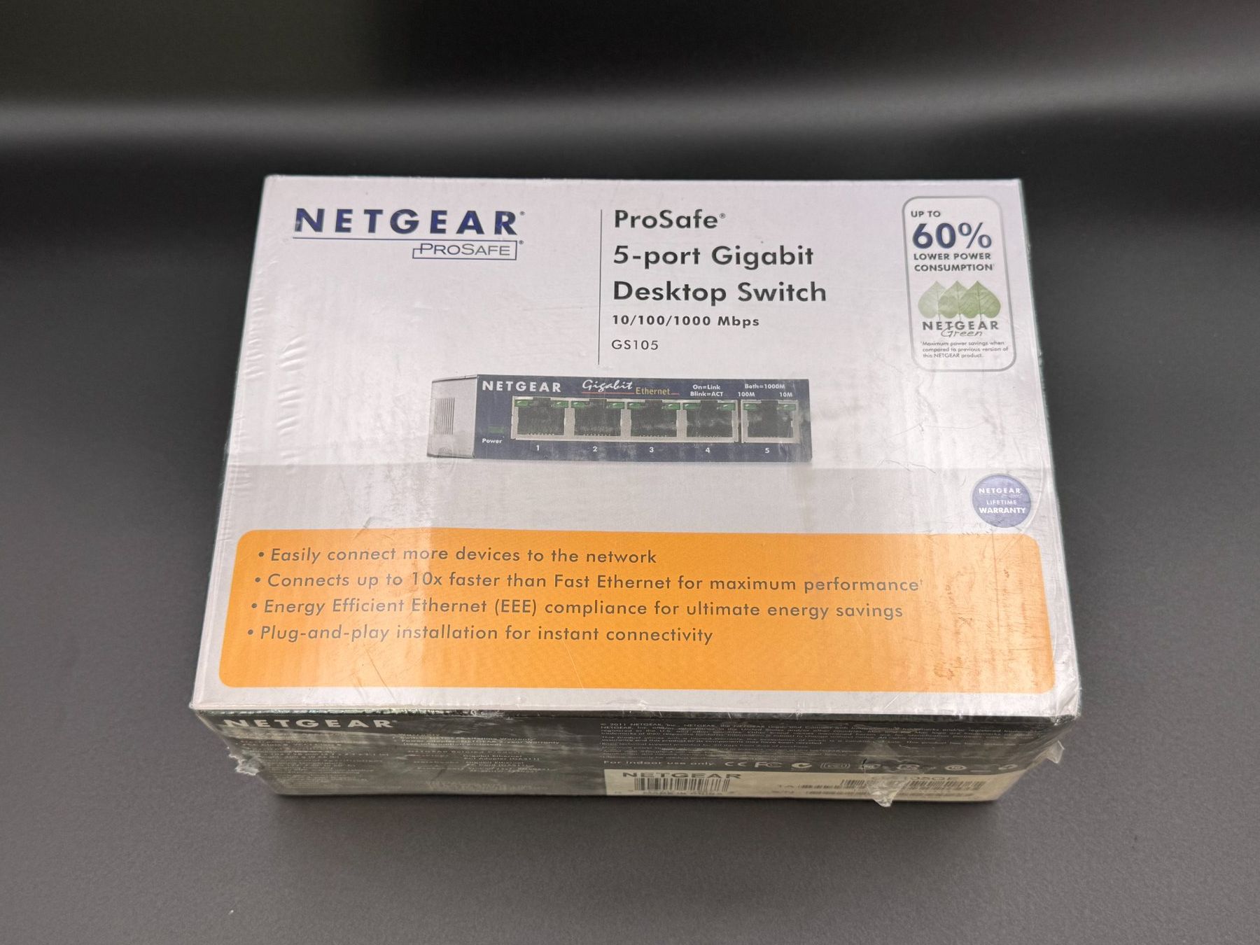 Netgear Hub & Switch: Netgear Pro Safe 5-port Desktop Switch NEU OVP – Nuovo e nell'imballaggio originale da Ebmatingen venduto da Revivetrade