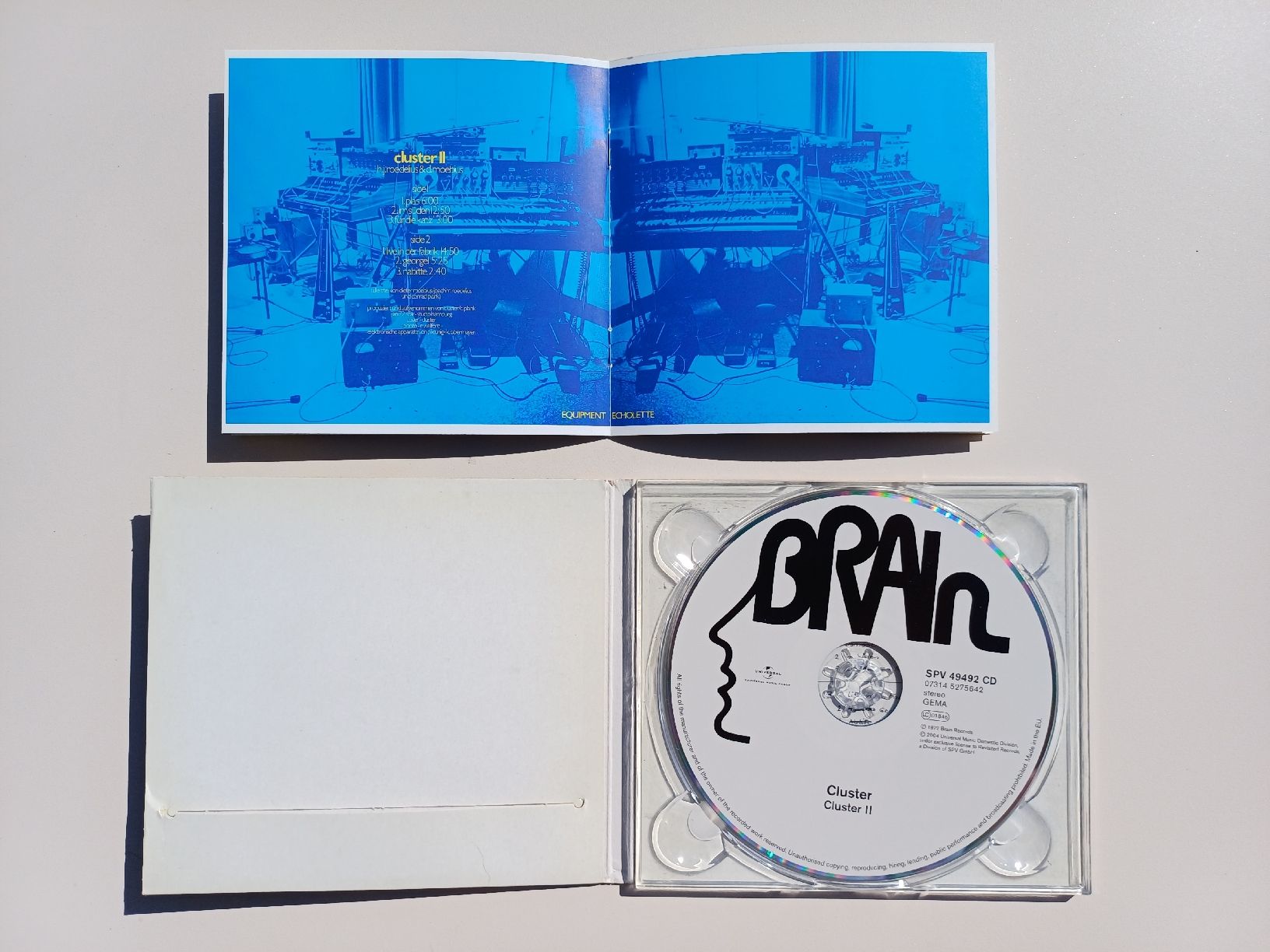 CDs: Cluster "Cluster II" CD digipack – Neu (gemäss Beschreibung) aus Begnins von Drastic-Sound 3