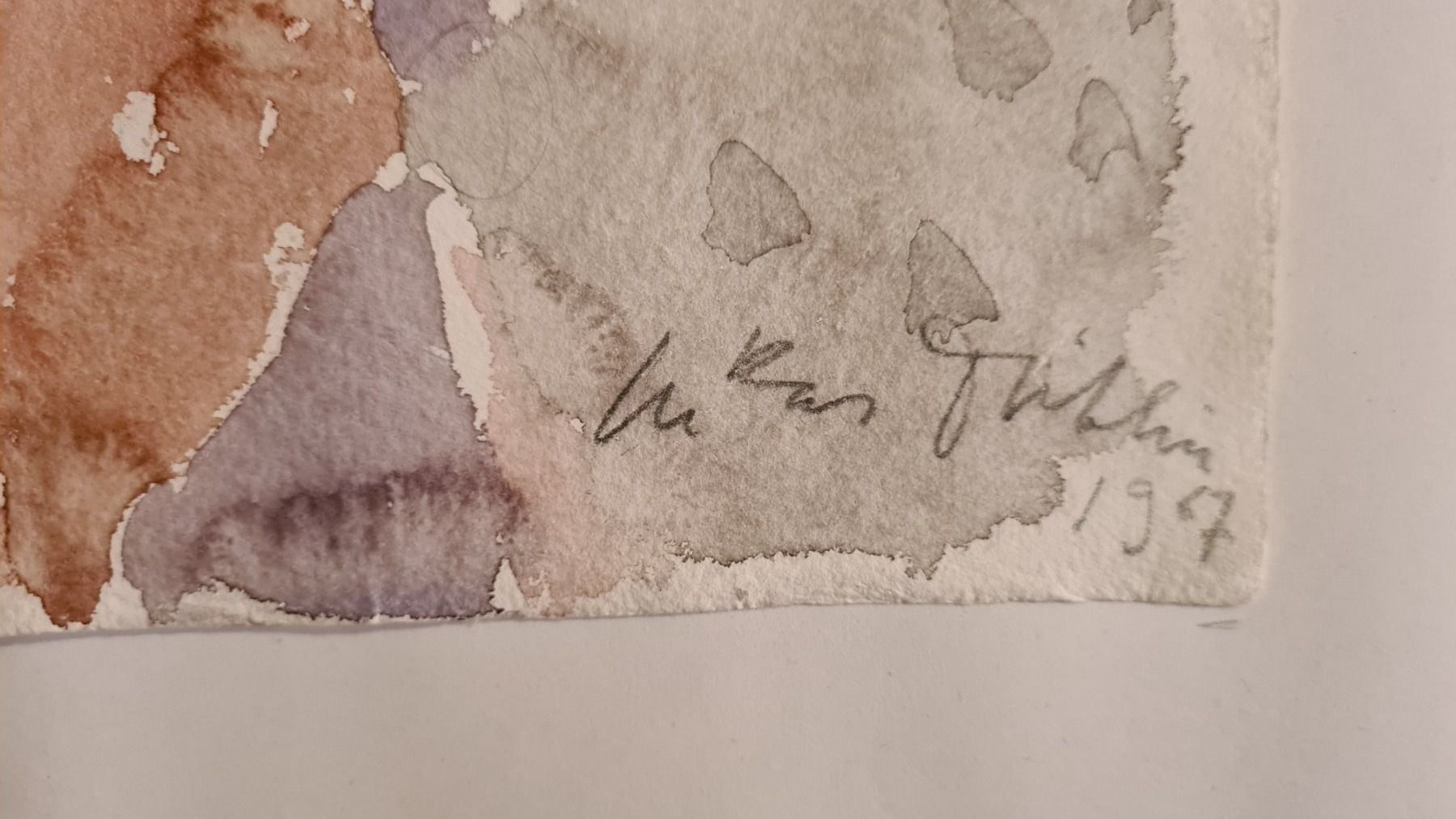 Tableaux: Lukas Düblin, Basel Aquarell sign. 1967 – D'occasion à Emmenbrücke par Kunstankaufverkauf9 1