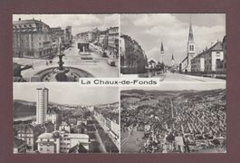 LA CHAUX-DE-FONDS - 4 images - 1961