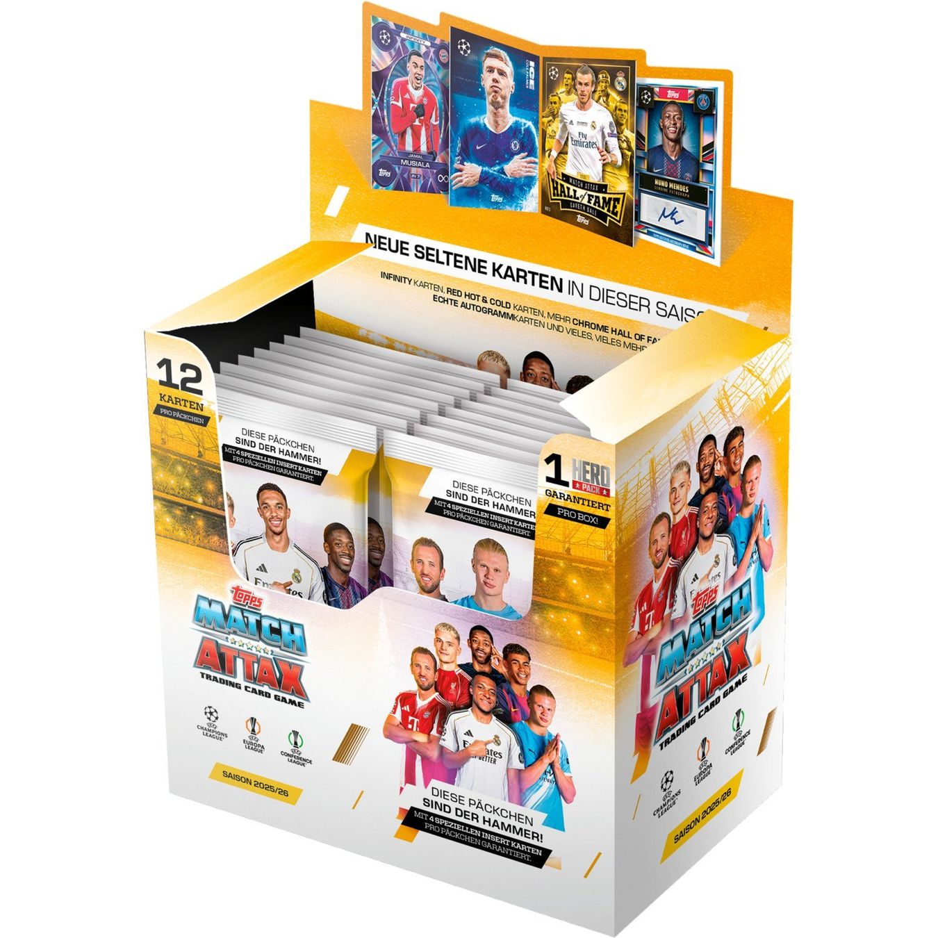 Bulk: topps Match Attax ca.1 1/2 Boxen 25/26 + NEU: BONUS! (Neu (gemäss ...