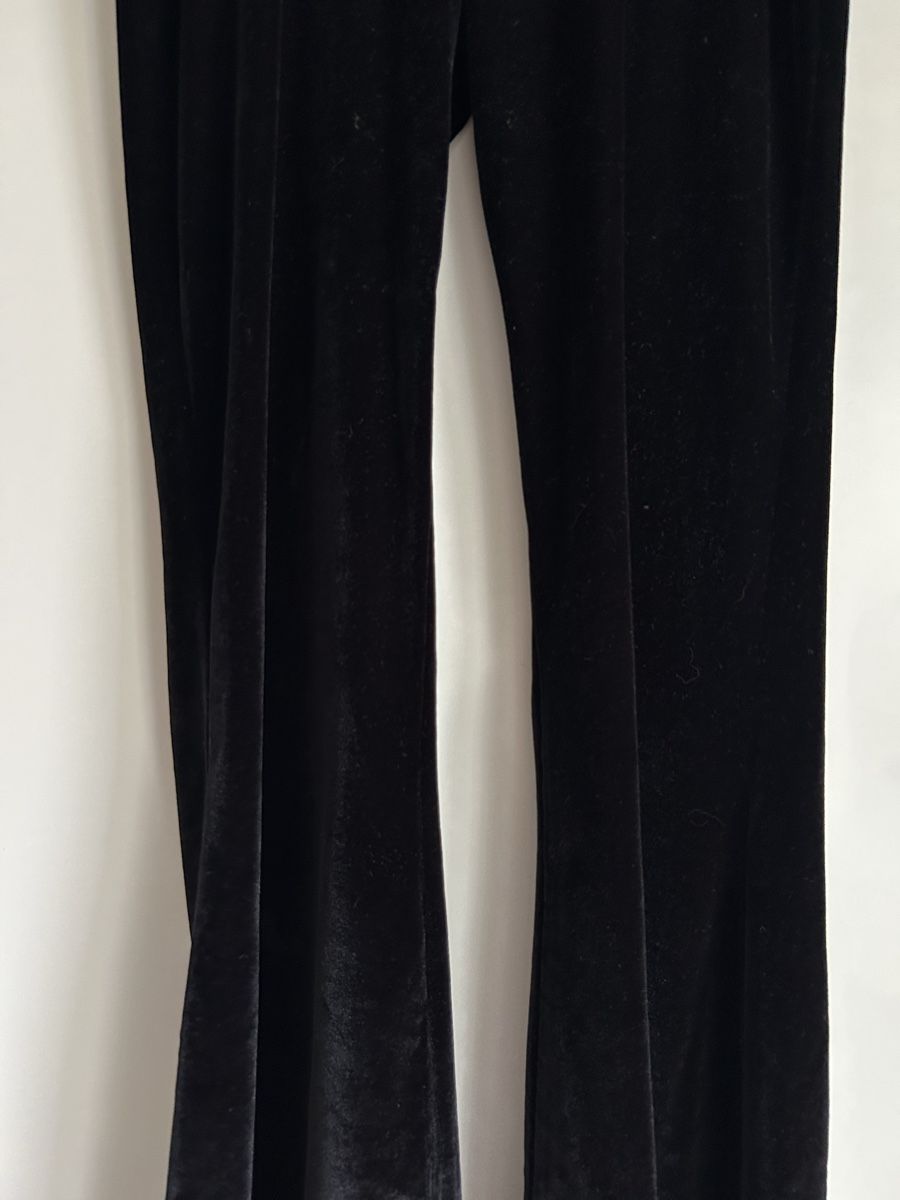 Pull&Bear Pantaloni: Pull&Bear schwarze Samthose, Grösse M – Usato da Zürich venduto da Lolaa123 1
