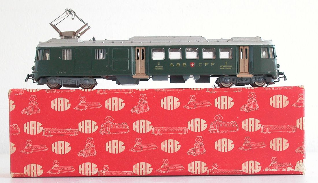 Hag Modelleisenbahnen: Hag elektr. Triebwagen BFe 4/4 der SBB Spur H0 – Gebraucht aus Oberwil BL von Klang 7