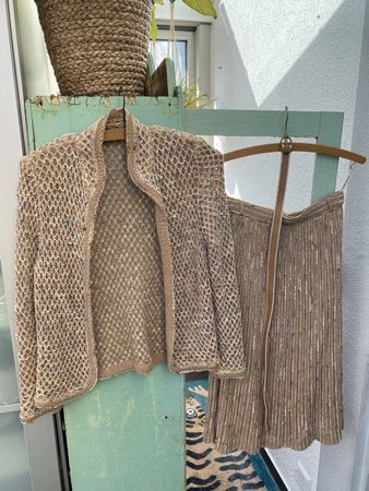 Vintage Stena Strick Set Gr.XS