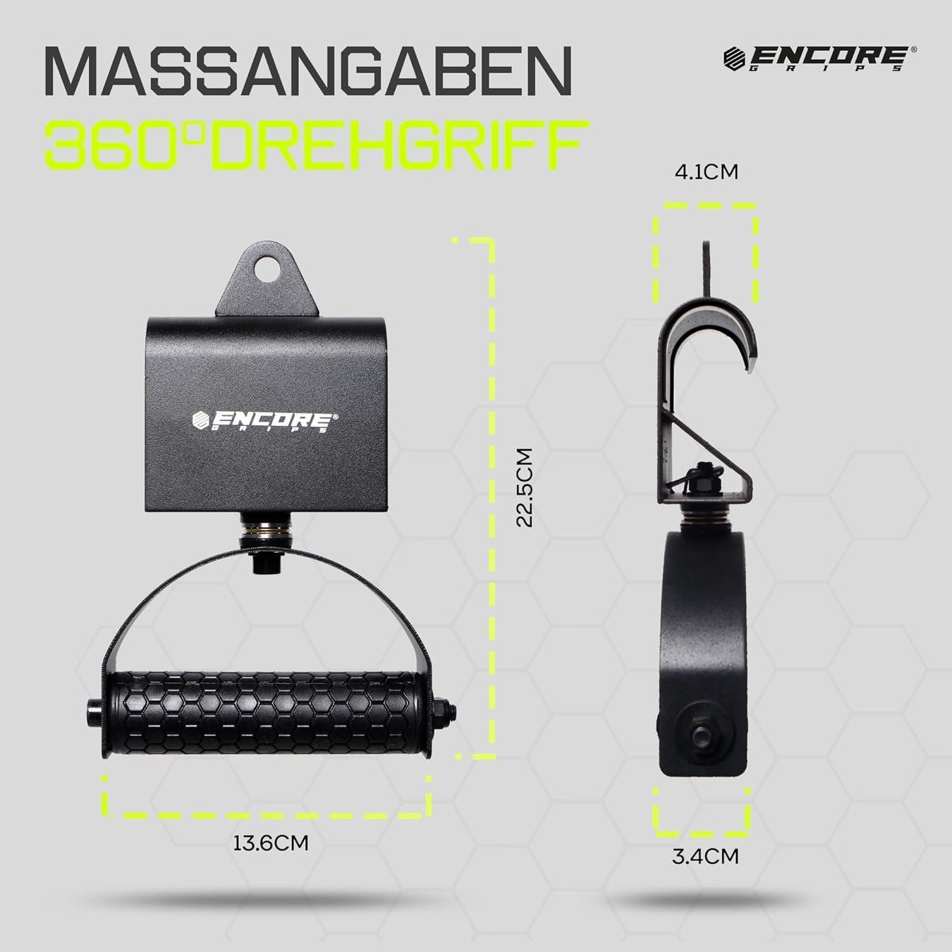 Hometrainer: Klimmzuggriffe drehbar Latzug Griffe – Nuovo e nell'imballaggio originale da Suhr venduto da SchnapperCH 3