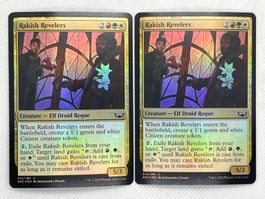 2x Rakish Revelers Foil Magic Karte - Top Zustand!