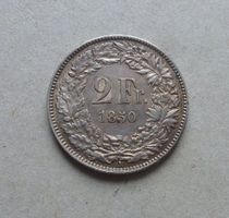 ++ 2.- Franken 1850, gute Erhaltung