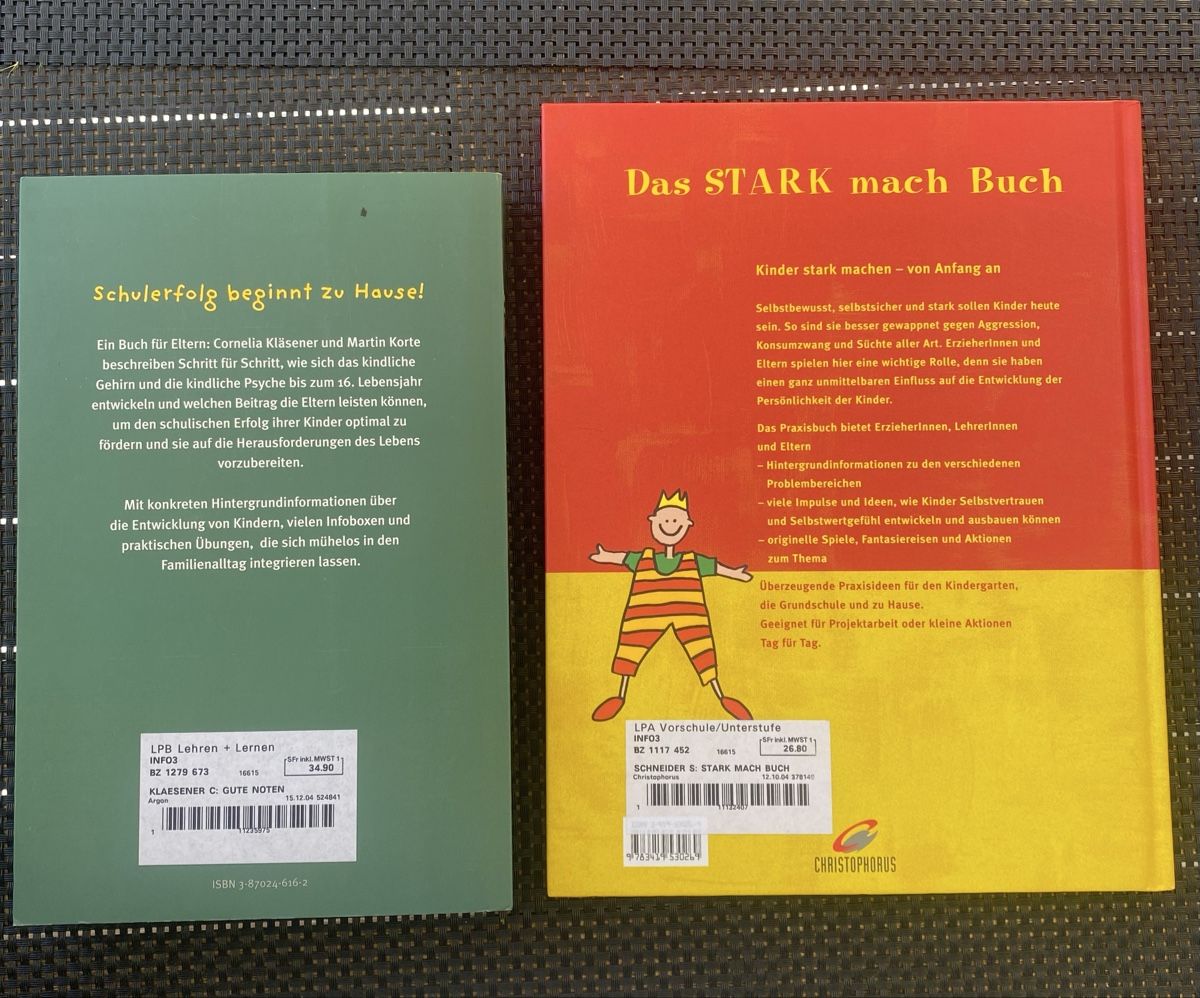 Libri: Kindererziehung 2 Bücher – Nuovo (secondo la descrizione) da Bern venduto da GIGOLI 1