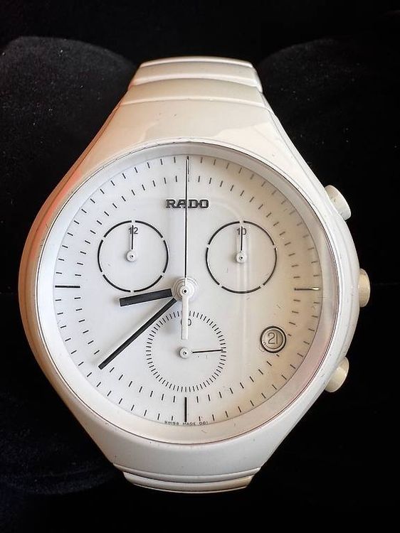 Rado Orologi: ungetragene neue Uhr von Rado True, Keramikarmband – Nuovo e nell'imballaggio originale da Buochs venduto da Tschewy