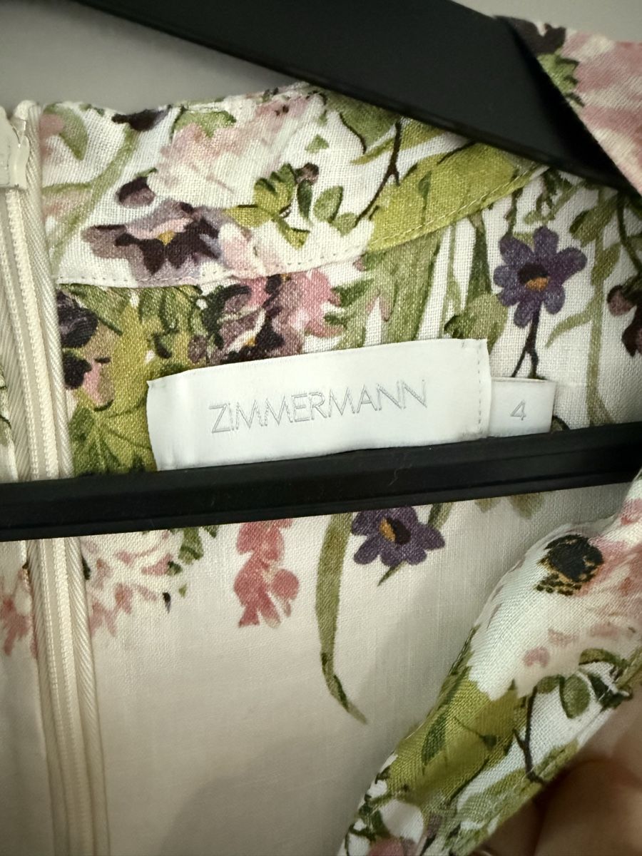 Zimmermann Kleider: Robe Zimmermann taille 4 en lin – Neu (gemäss Beschreibung) aus Vésenaz von mar_xpz7 5