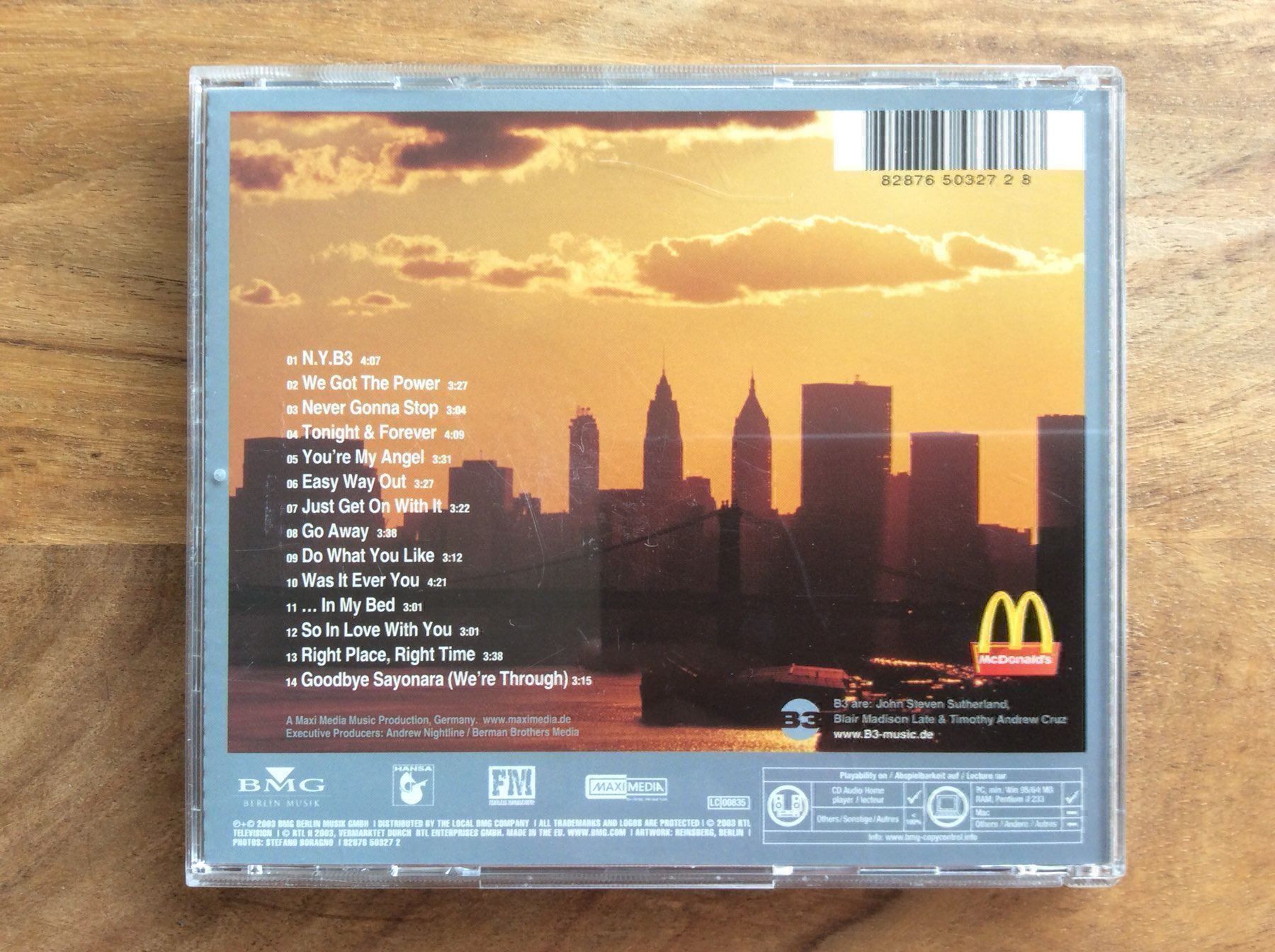 CD: CD B3 / N.Y.B3 – Usato da Horgen venduto da flyingpenguin2000 2