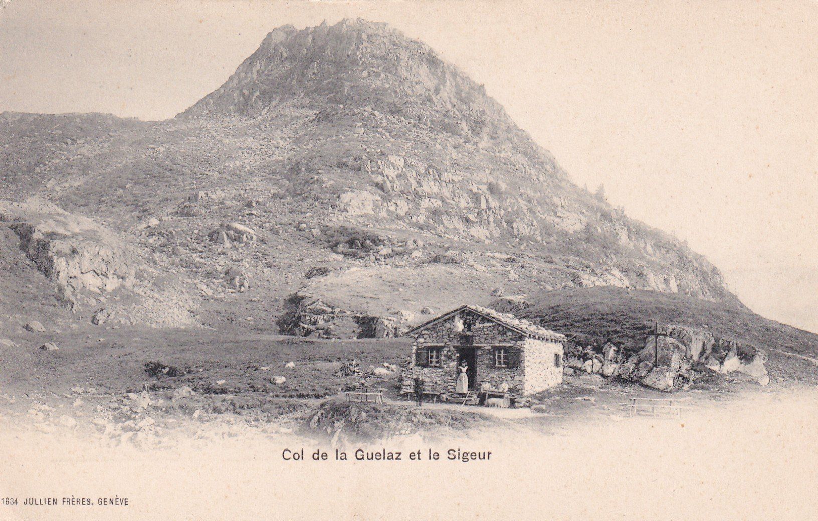 Cartoline postali: Col de la Guelaz et le Sigeur – Usato da Cormoret venduto da Pascalll2001