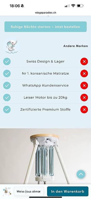 Wippen & Schaukeln: Federwiege mit Motor – Gebraucht aus Oberwil BL von Burcuuu90 1