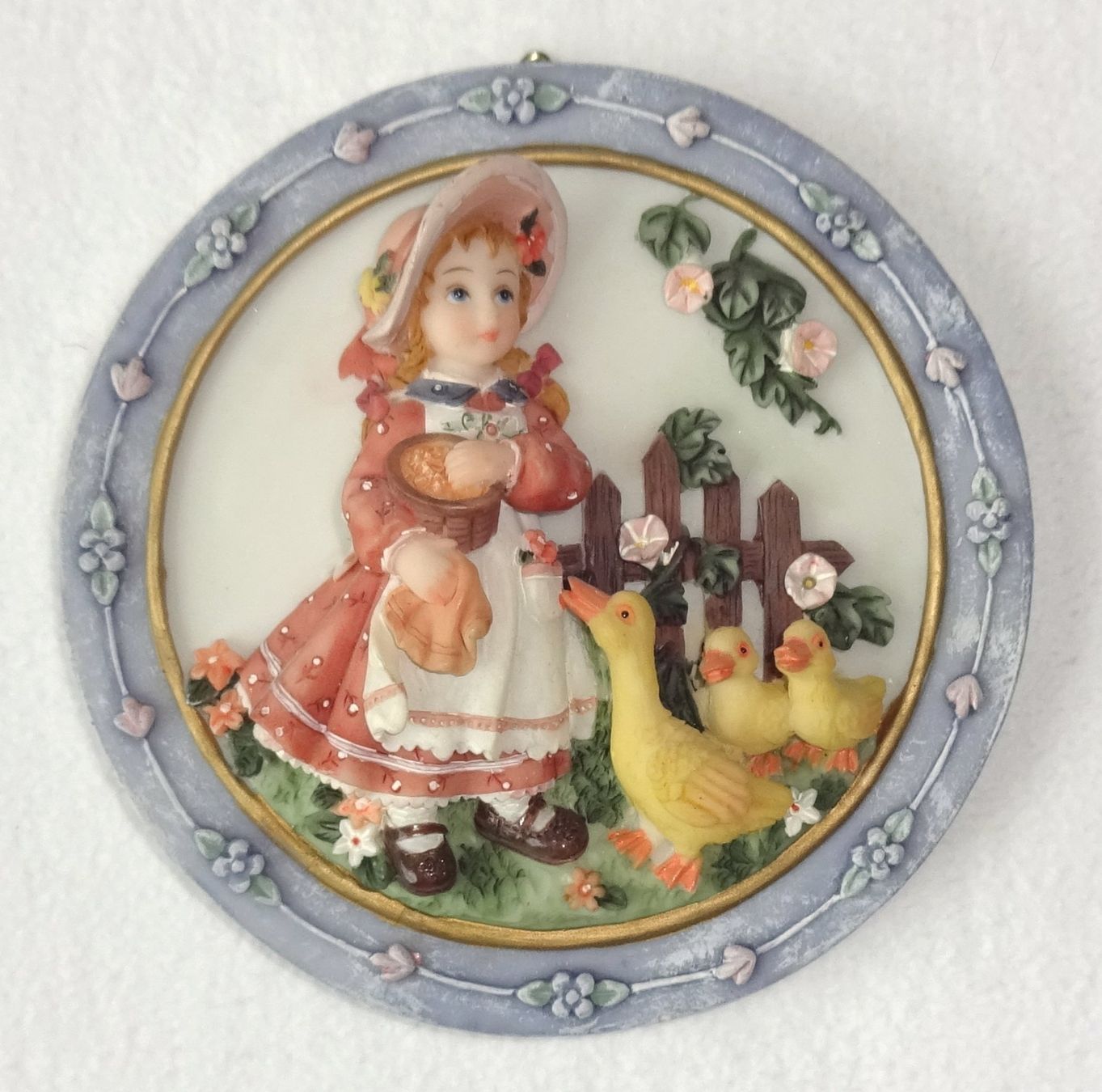 Statuette: Mädchen mit Futtertopf und Gänsen – Usato da St.Gallen venduto da Paddington11
