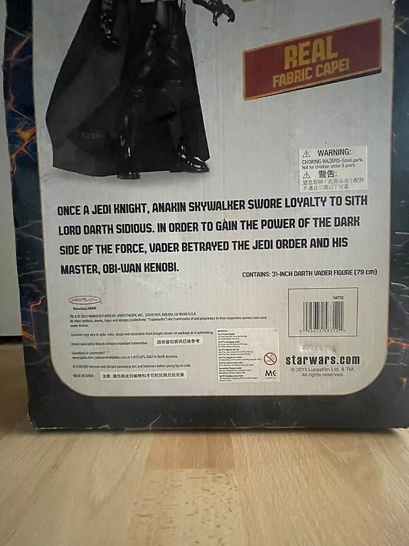 Star Wars Statuette: Star wars Darth Vader 79 cm – Nuovo e nell'imballaggio originale da le locle venduto da caryl 3