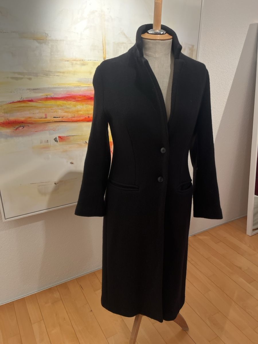 Cappotti: BARENA Wollmantel schwarz - Grösse 34 – Usato da Olten venduto da reja1965 3