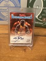 Shaquille O’neal Bowman topps auto