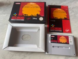 KÖNIG DER LÖWEN SPIEL FÜR SUPERNINTENDO IN ORIGINALSCHACHTEL