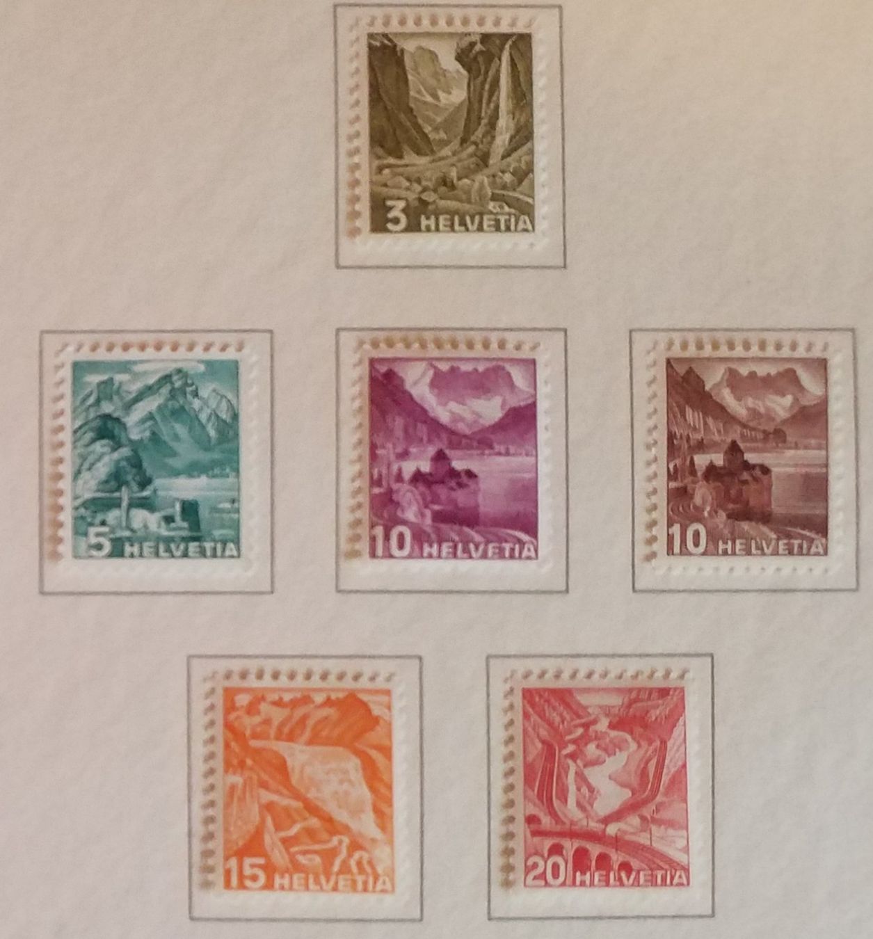 Alle Briefmarken: 1936, Geschenkheft, Frankomarken 1936-1941, Kt. Lp – Neu (gemäss Beschreibung) aus Baden von Eggi 4