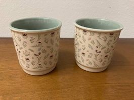 2 wunderschöne Teetassen Marke Kasa NEU